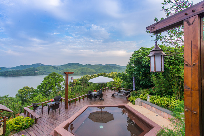 常州天目湖华天度假村大酒店(豪华房) 天目湖涵田半山温泉 1晚2日自驾