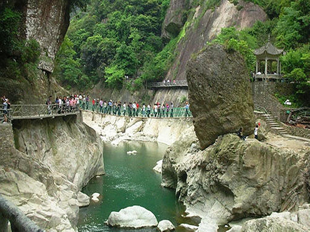 浙西大峡谷,浙西三峡,仙姑岛,赠送价值80元《河桥古镇》1晚2日游