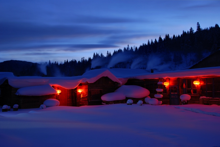中国延边雪乡风景区