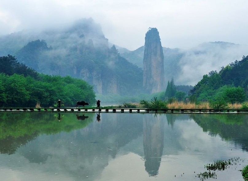 【年夜饭】丽水大木山骑行茶园,鼎湖峰,芙蓉峡,古堰画乡2晚3日跟团游