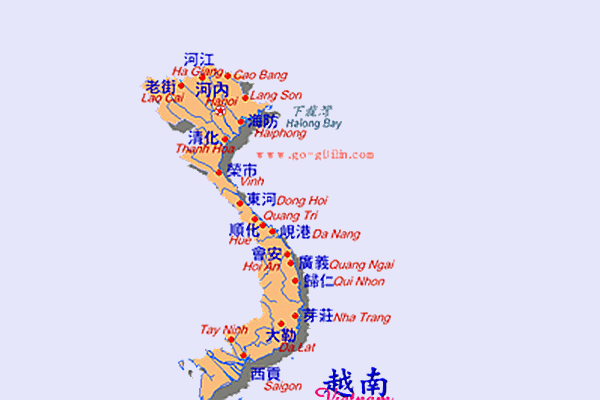 越南会安地图图片