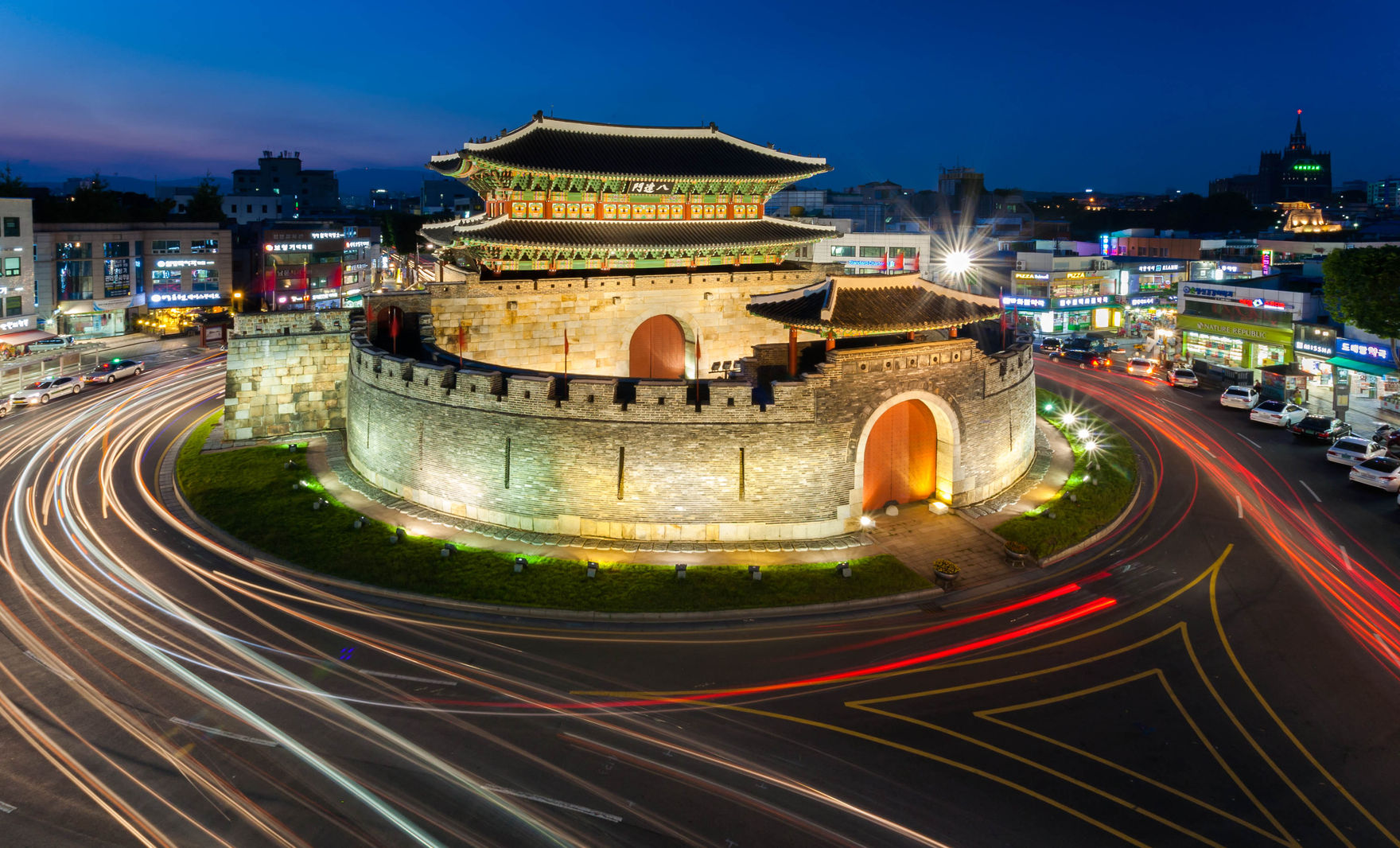 韩国首尔4晚5日半自由行(oz韩亚直飞 市区四花酒店 2天自由活动)