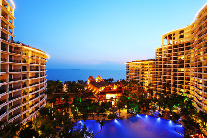 4晚大东海银泰超级豪华海景房套餐,自由行4晚5日游