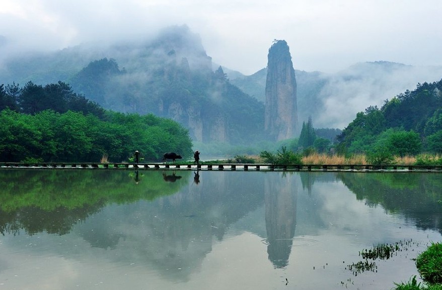 麗水,古堰畫鄉,雲和梯田,芙蓉峽,鼎湖峰,四都寨頭,箬寮原始林,獨山古