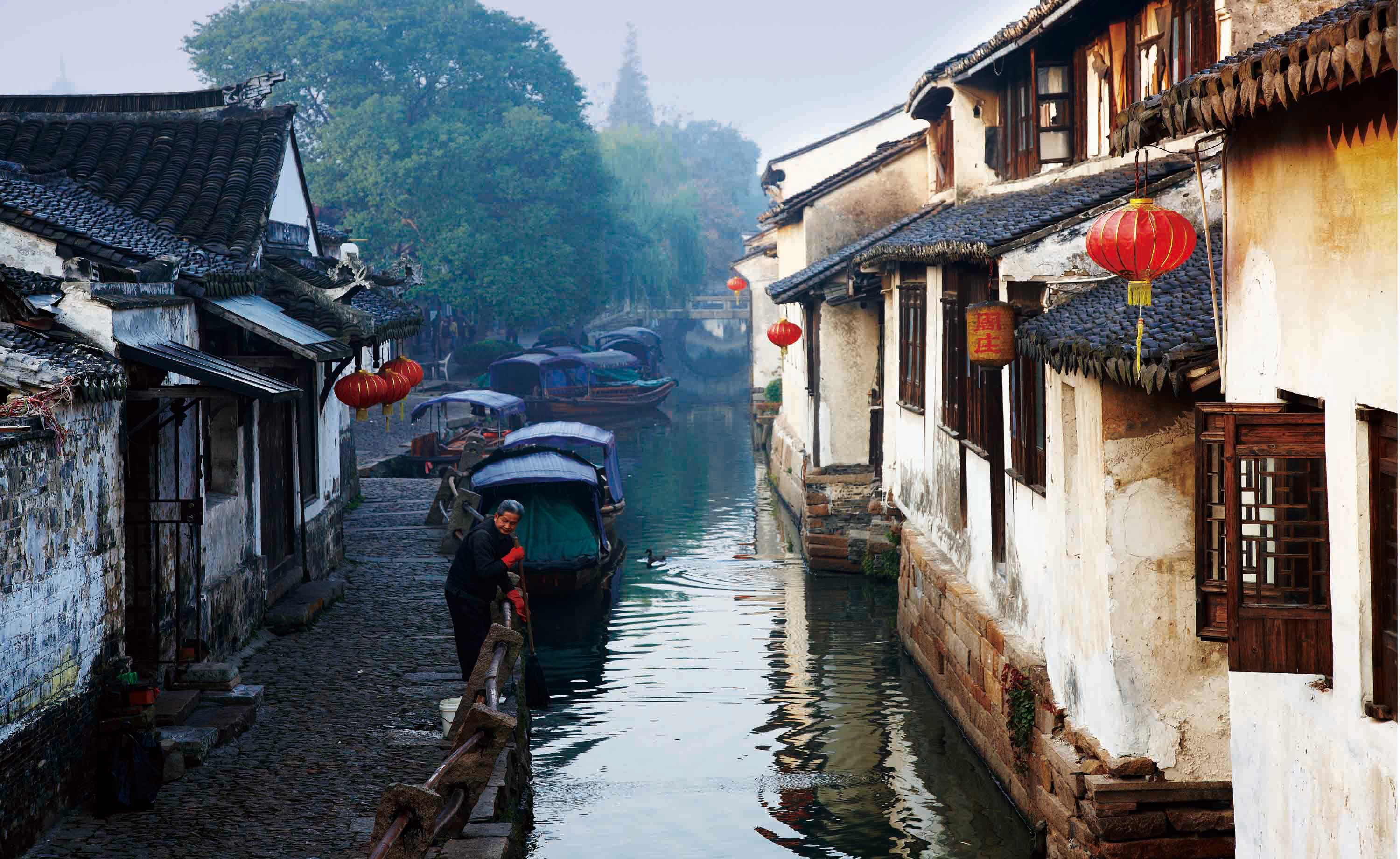 "中国第一水乡"周庄双人自驾游【1晚莼鲈之思湖景大床住宿】
